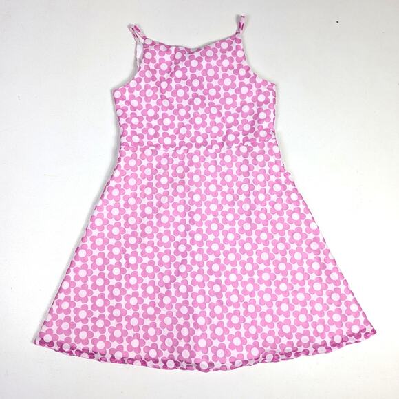 Florence Eiseman Dress Girls Sz 14 Pink Sheer Floral Sundress Boutique Strappy - Picture 1 of 8